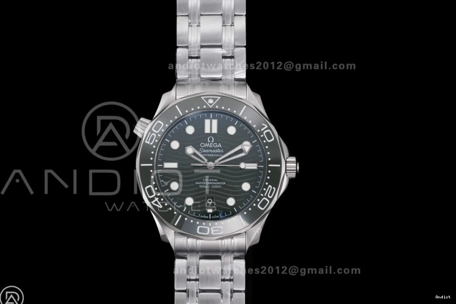 Ceramic Green V4 On Dial 1:1 Bracelet 8800 Edition Super Seamaster Green Bezel Asian Clone SS 300M Diver VSF Best 1222